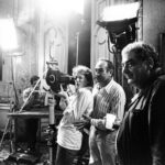 Liliana Cavani with Nino Cristiani (camera operator) and Armando Nannuzzi (photography director) - The Skin, 1980
