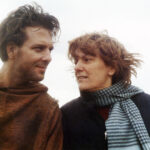 Liliana Cavani and Mickey Rourke. Photo by Paul Ronald - Francesco, 1989