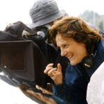 Liliana Cavani durante le riprese. Foto Mario Tursi - Dove siete? Io sono qui, 1993